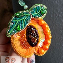 ​Идеи создания брошек из бисера и бусин
