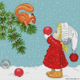 Новогодняя вышивка