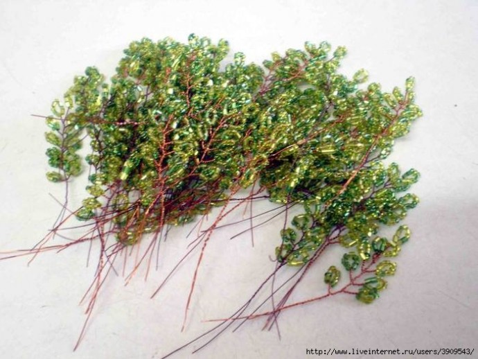 Берёза из бисера