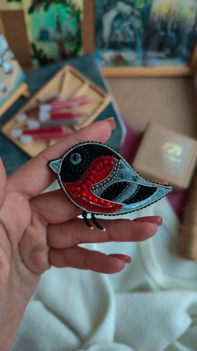 Минутка вдохновения: броши в стиле фолк