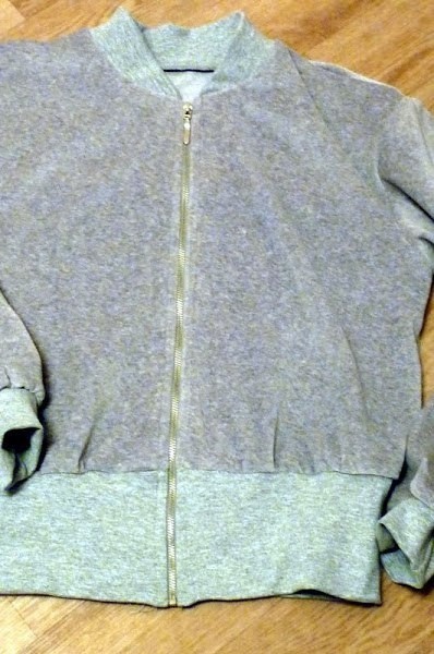 Втачивание молнии в изделие с резинкой из трикотажа по низу