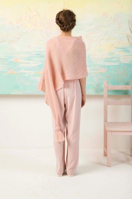 Пончо из альпака спицами Пончо из альпака спицами