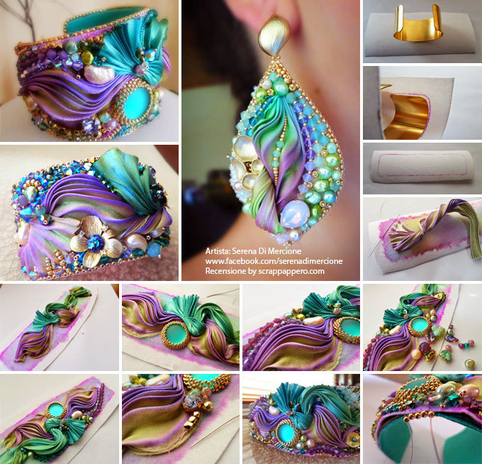 Мастер-класс по украшениям, сделанным в японской технике шибори