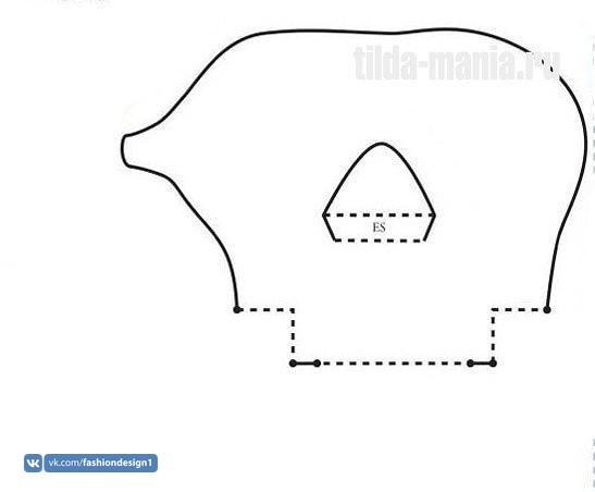 Милый символ года: простой в пошиве