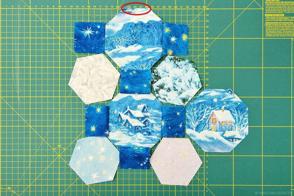 Мячики в технике пэчворк