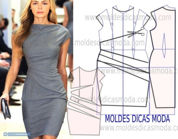 Моделирование платья-футляра