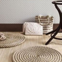 Самодельные коврики из верёвки