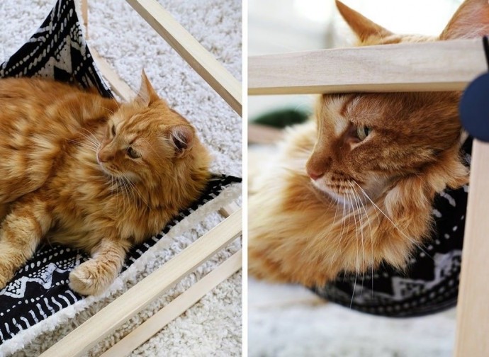 У​ютный гамак для домашнего питомца