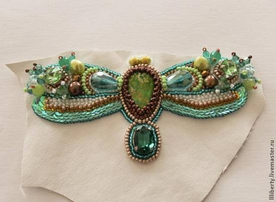Брошь "Стрекоза" своими руками