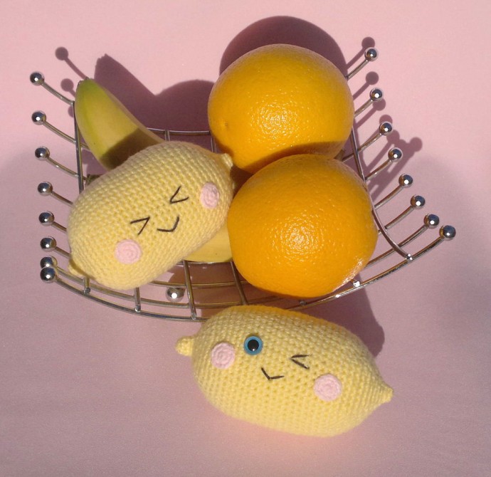 Хихикающие лимончики, связанные своими руками