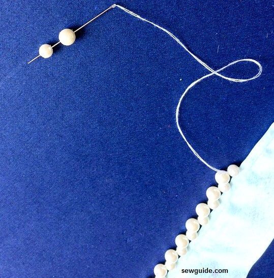 Идеи обрамления края изделия бусинами