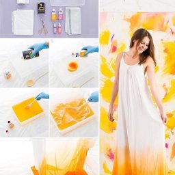 ​Как сделать омбре: красим одежду, обувь и домашний текстиль