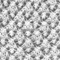 ​Красивый нежный узор спицами