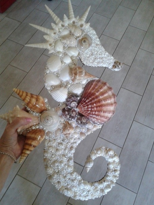 Восхитительные морские коньки из ракушек: удивительные идеи для творчества