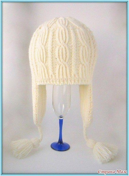 Шапка "Весёлые косички"