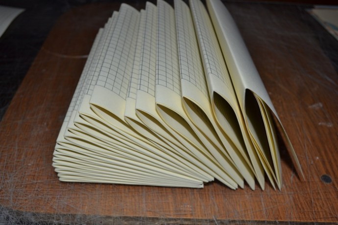 Блокнот в красивой бумажной обложке