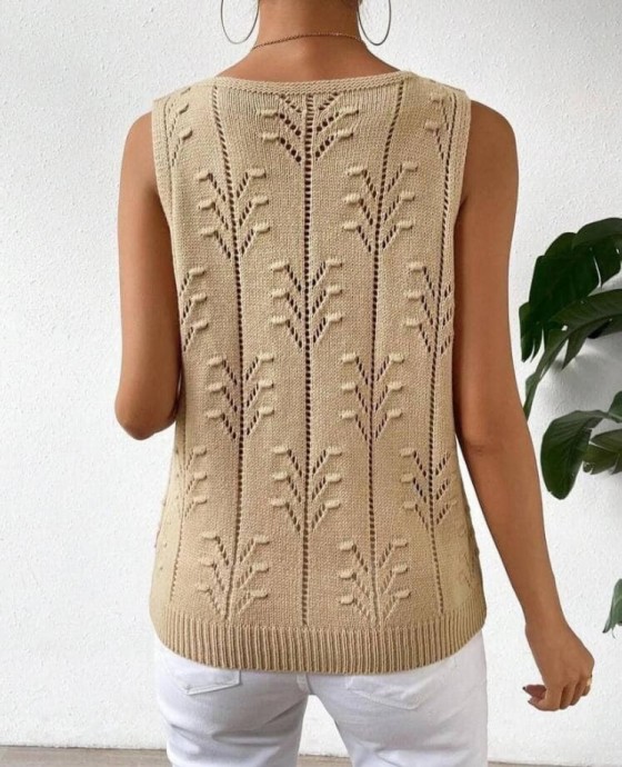 ​Топ с очень красивым узором