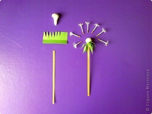 Мастерим красивый и правдоподобный одуванчик