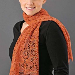 ​Небольшой шарфик "Концентрические окружности"