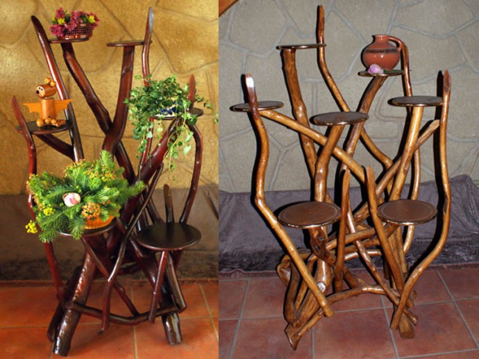 Оригинальные подставки для цветов Оригинальные подставки для цветов