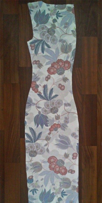 ​Платье с интересной драпировкой