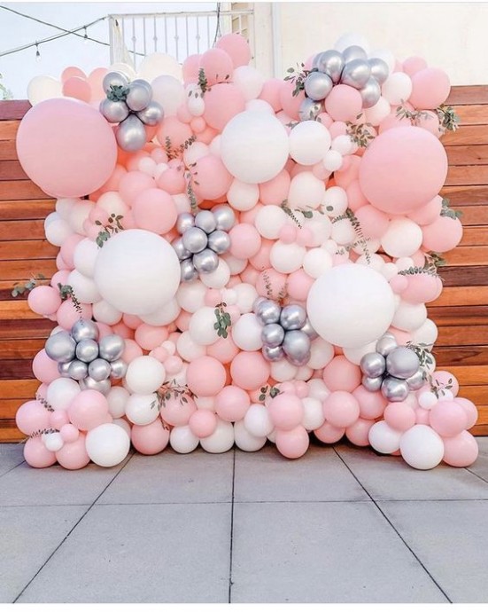 Праздничные декорации с воздушными шарами: идеи