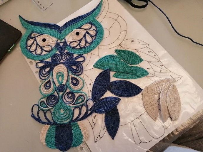 Совушка из джута