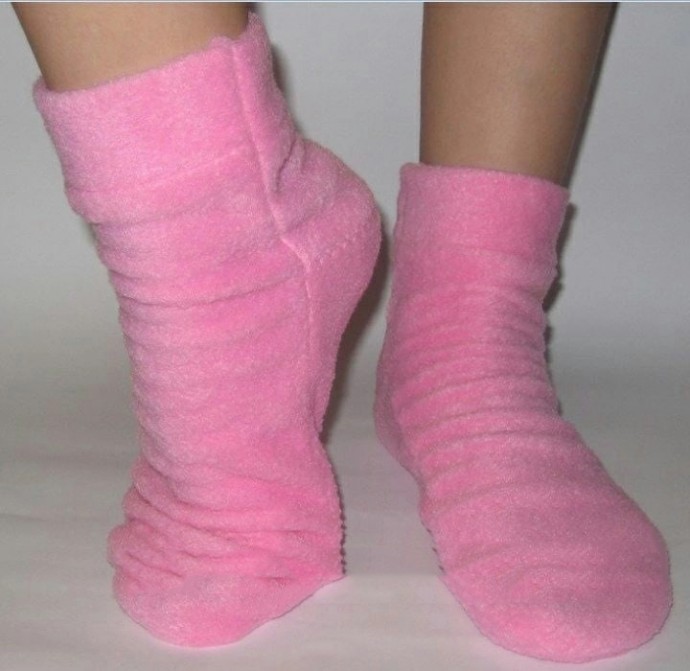 ​Тёплые носки из флиса