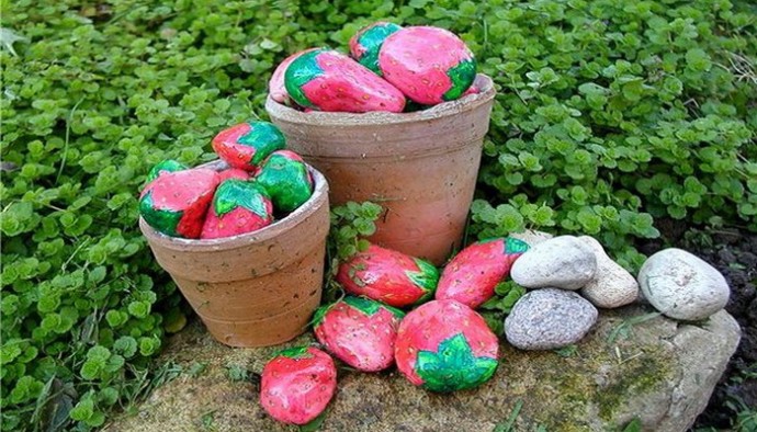 Идеи из камней разукрашенных и не только