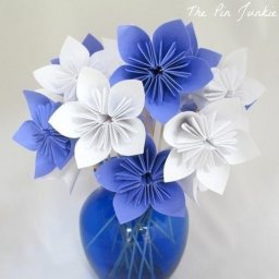 Цветы из бумаги - оригами