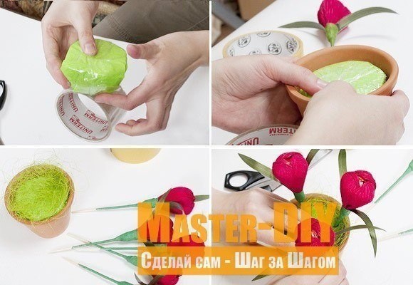 Тюльпаны с шоколадным сюрпризом