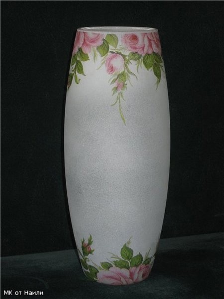 Красивый декор вазы