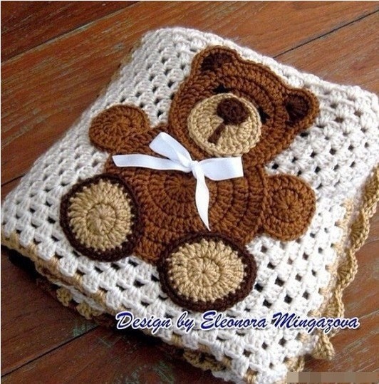 Очаровательная идея для пледа