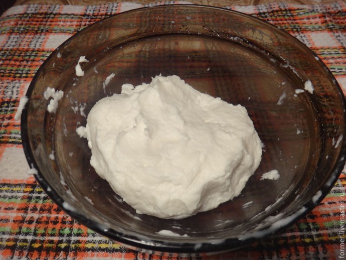 Большой декоративный шар из папье-маше