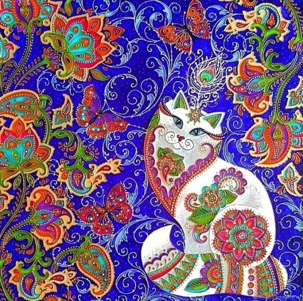 Витражные котики