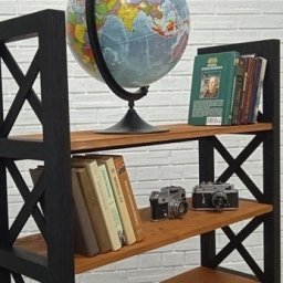 Деревянный стеллаж в стиле LOFT своими руками