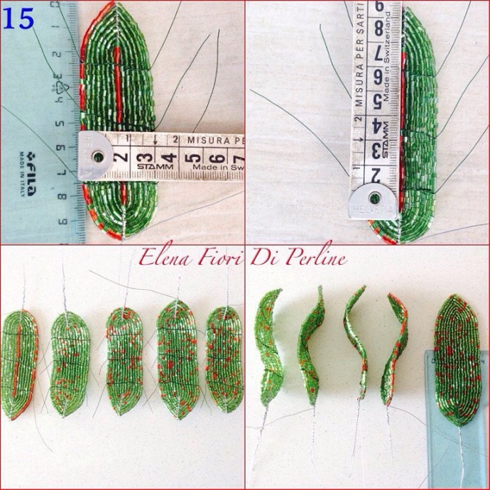 Рождественская звезда из бисера