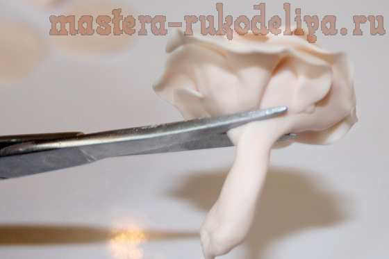 Розочка из полимерной глины