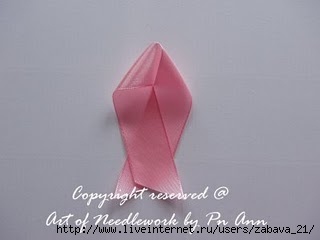 Розы из лент