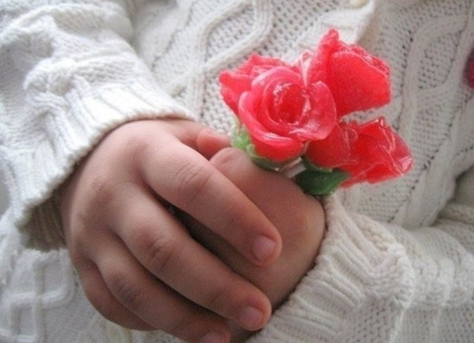 ​Розы из мармелада