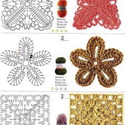 Самые разные мотивы крючком в огромном количестве