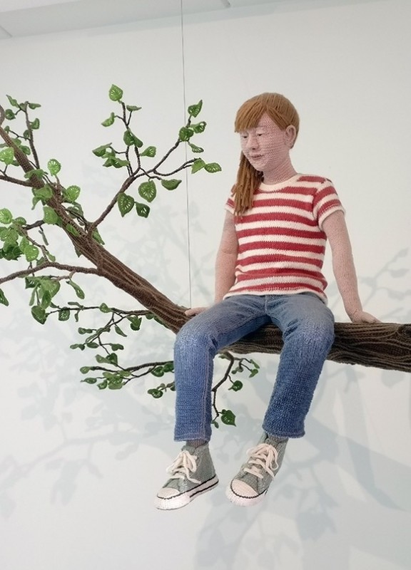 Вязаные куклы в рост человека