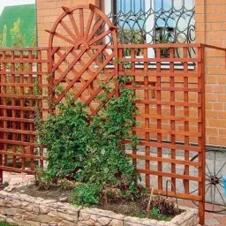 ​Деревянный трельяж: опора своими руками