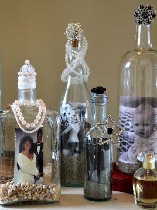 Идеи декора и использования  бутылок