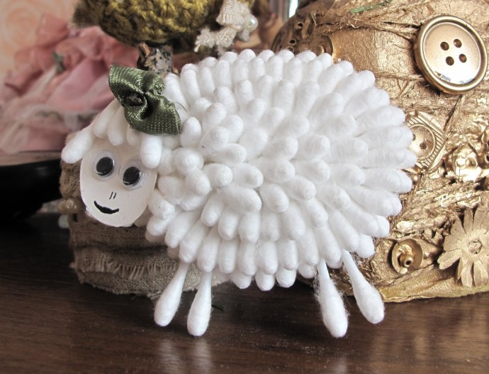 Идеи из ватных палочек