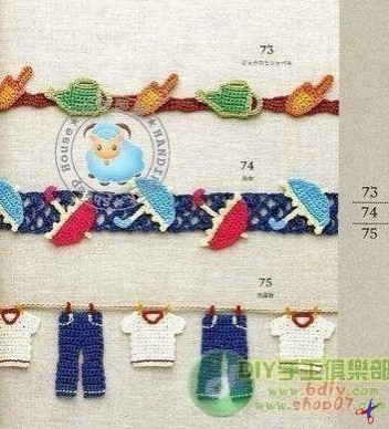 Оригинальная вязаная тесьма