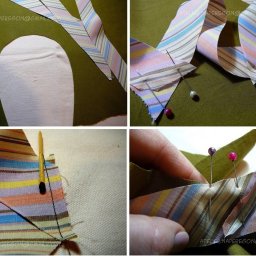 Обработка криволинейных срезов косой бейкой