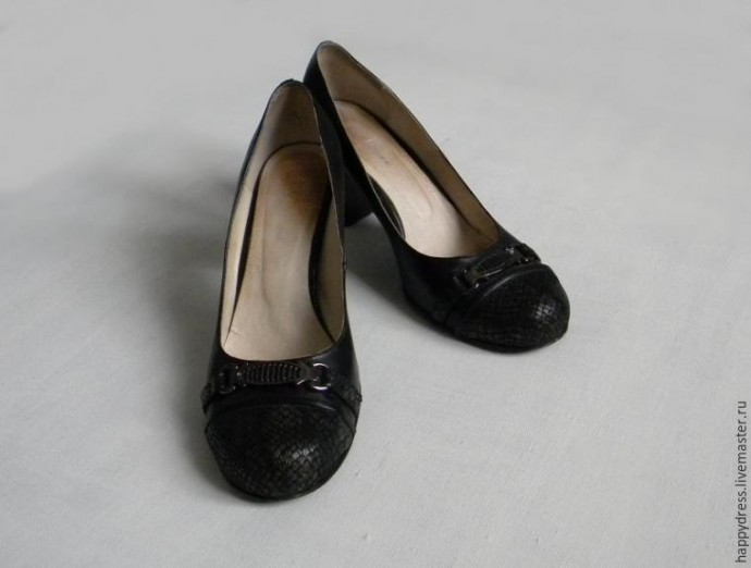 Легко преображаем черный туфли в яркие и эффектные