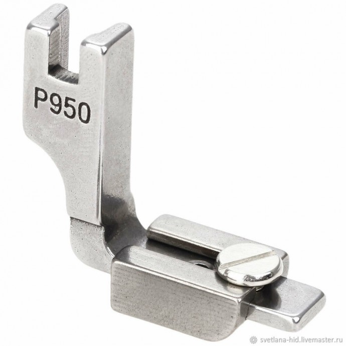 Сборка на ткани на швейной машинке без специальной лапки