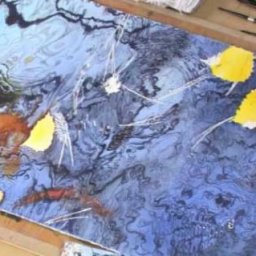 ​Как нарисовать рябь на воде